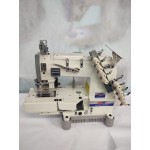 MÁQUINA ELASTIQUEIRA 4 AGULHAS BASE CILINDRICA JS008-04085-DD JAKESEW