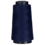 Linha De Costura Reta Azul Marinho 120 Kit Com 10 Cones