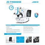 Máquina travete eletrônica Jack JK-T1900GSK