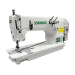 Máquina Reta Ponto Corrente 2 Agulhas 1/4 com Motor Direct Drive SP-3800-BD SEW POWER